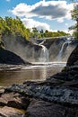 Looking At The Eastern Side Of Chutes De La Chaudiere Royalty Free Stock Photo