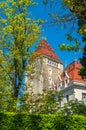 View of the ChÃÂ¢teau d'Ouchy, a palace in Lausanne Royalty Free Stock Photo