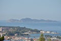 View Of The Cies Islands From The Mountain Of Castro In Vigo. Nature, Architecture, History, Travel. August 16, 2014. Vigo,