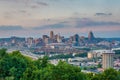 View of Cincinnati, from Devou Park in Covington, Kentucky Royalty Free Stock Photo