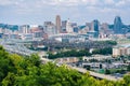 View of Cincinnati, from Devou Park in Covington, Kentucky Royalty Free Stock Photo