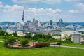 View of Cincinnati, from Devou Park in Covington, Kentucky Royalty Free Stock Photo