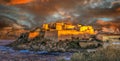 View of the Citadel of Calvi on Corsica, France