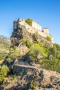 View at the Citadel of Corte in Corsica - France Royalty Free Stock Photo