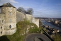 View on Citadel and Meuse river in Namur