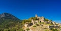 View on the Citadel of Mystras Royalty Free Stock Photo