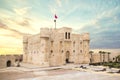 View of the Citadel of Qaitbay in Alexandria