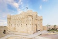 View of the Citadel of Qaitbay in Alexandria Royalty Free Stock Photo