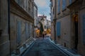 View of the city of Arles in France.