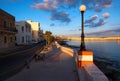 View of the city. Birzebbuga. Malta.