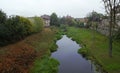 View from the city bridge to the river Virke