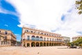 View of the city buildings, Havana, Cuba. Copy space for text.