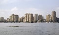 View of the city of Cairo from the Nile River Royalty Free Stock Photo