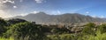 View of the city of Caracas and its iconic mountain el Avila or Waraira Repano. Caracas Venezuela