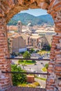 View of the city from castle Priamar, Savona, Liguria, Italy Royalty Free Stock Photo