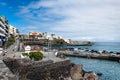 View of the city center and the beach of Puerto de la Cruz Tenerife