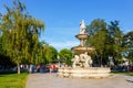 View on city center of Budapest in Hungary in sunny day Royalty Free Stock Photo