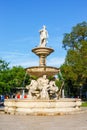 View on city center of Budapest in Hungary in sunny day Royalty Free Stock Photo