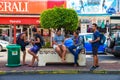 View on the City center in Papeete, French Polynesia