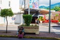 View on the City center in Papeete, French Polynesia