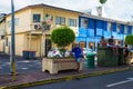 View on the City center in Papeete, French Polynesia