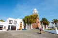 View of the city center of Teguise, former capital of the island of Lanzarote