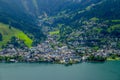 View of the City Center of Zell am See