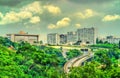 View of the city centre of Algiers in Algeria Royalty Free Stock Photo