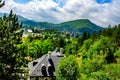 View of the city of Cetinje, Montenegro Royalty Free Stock Photo