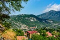 View of the city of Cetinje, Montenegro Royalty Free Stock Photo