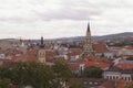 View of the city - Cluj Napoca,Kolozsvar, Klausenburg, Transylvania, Romania Royalty Free Stock Photo