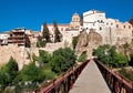 View of city of Cuenca, province Cuenca, Castilla-La Mancha, Spa Royalty Free Stock Photo