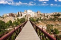 View of city of Cuenca, province Cuenca, Castilla-La Mancha, Spa Royalty Free Stock Photo