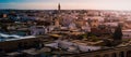 View of the city of El Jem, Tunisia. Royalty Free Stock Photo