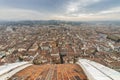 City of Florence from the Brunelleschi dome of the cathedral of Florence.