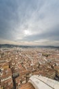 City of Florence from the Brunelleschi dome of the cathedral of Florence.