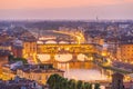 View of the city of Florence, cityscape of Italy