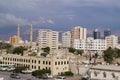 A view of the city from the fortress. Ras Al Khaimah. United Arab Emirates.