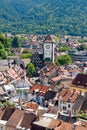 View of the city of Freiburg in Germany Royalty Free Stock Photo
