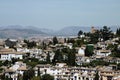 View of the city of Granada from the Alhambra Royalty Free Stock Photo