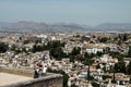 View of the city of Granada from the Alhambra Royalty Free Stock Photo