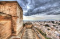 View of the City of Granada in Andalusia, Spain, as Seen from Al Hambra