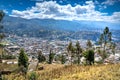 View of the city of Guaranda, Ecuador.