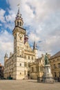 View at the City belfry of Aalst in Belgium