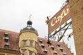 View of city hall of Rothenburg, Germany Royalty Free Stock Photo