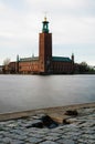 View of City Hall (Stadhuset). Stockholm, Sweden Royalty Free Stock Photo