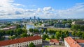 The view of the City high-rise buildings in Vilnius Royalty Free Stock Photo