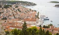 View of the city of Hvar, Croatia. Royalty Free Stock Photo