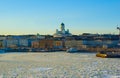 Helsinki landscape in spring Royalty Free Stock Photo