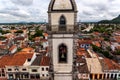 View of the city of Iguape from the tower of the Basilica of Senhor Bom Jesus de Iguape